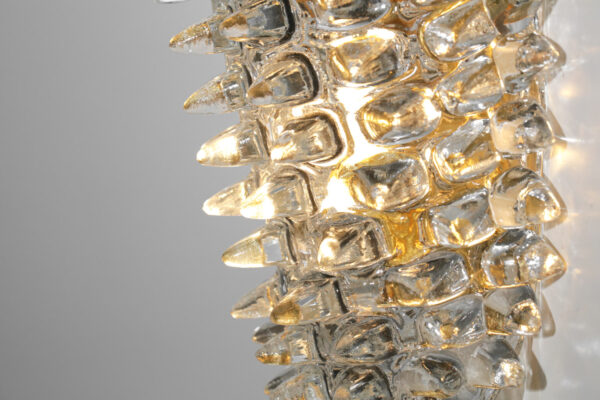 grande paire d appliques modernes italiennes verre de Murano - H180 - EL150