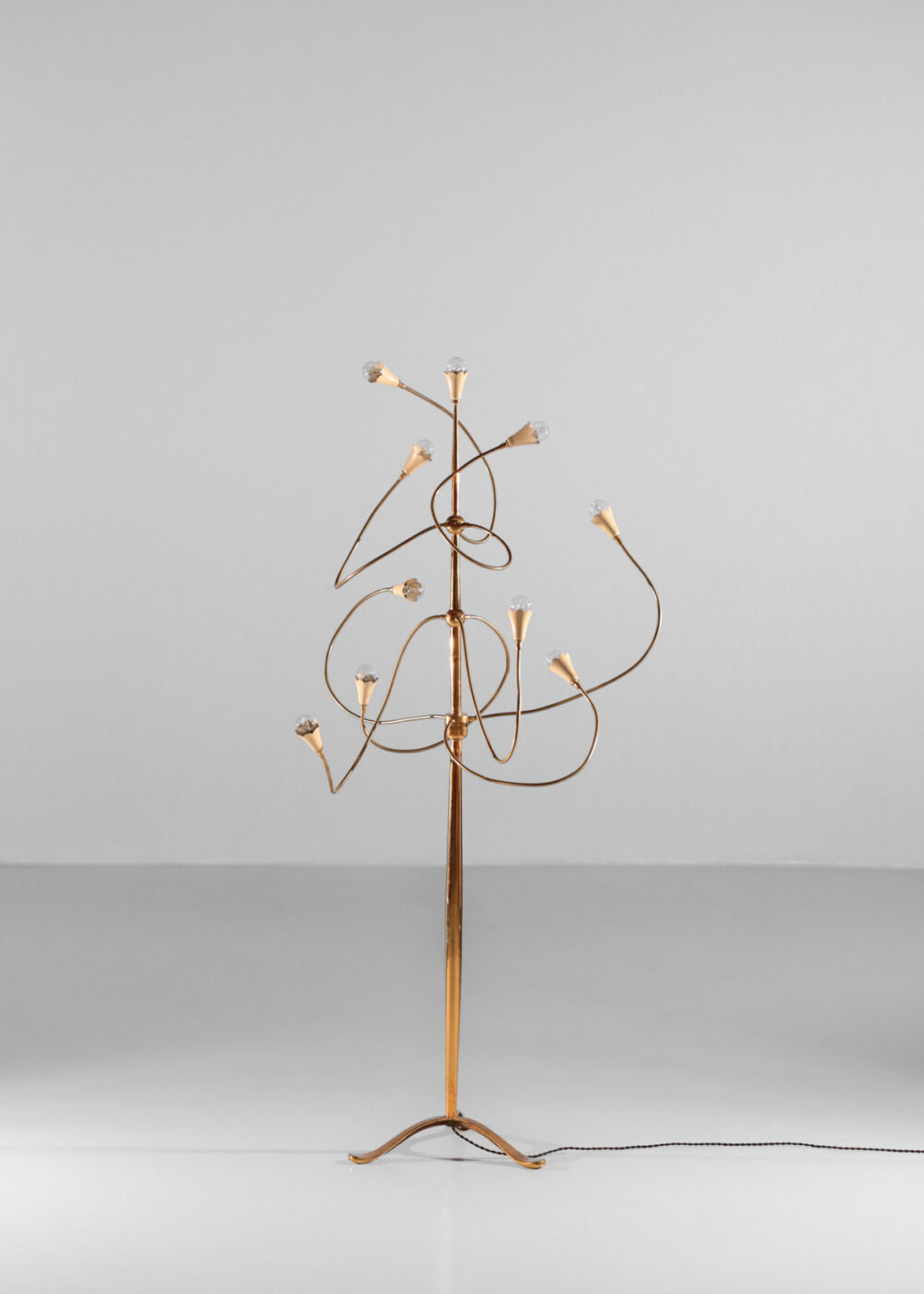 lampadaire gino sarfatti vintage style design années 50 18
