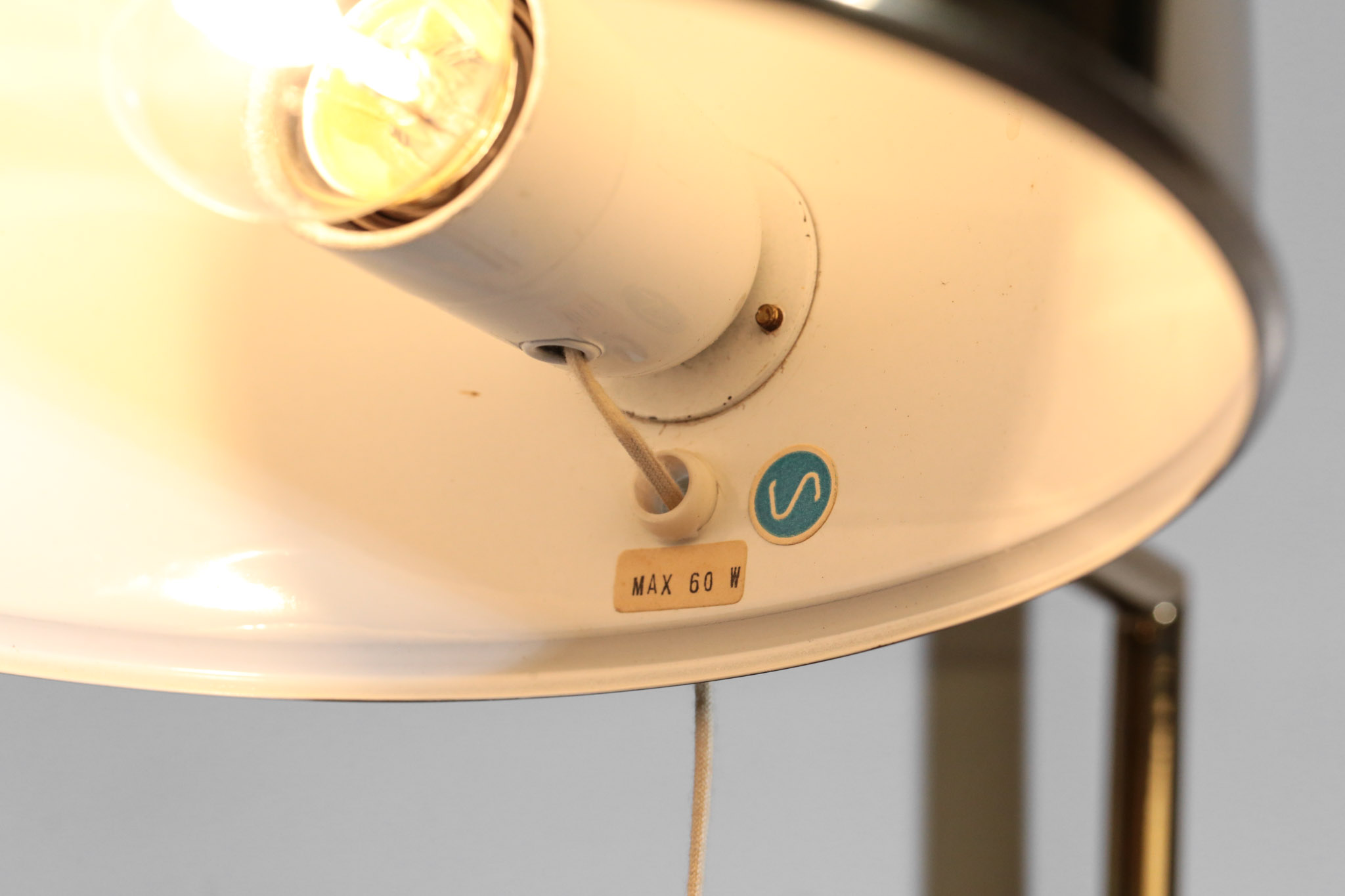 Pair of V-75 Wall Lights by eje ahlgren for Bergboms Brass - Image 7