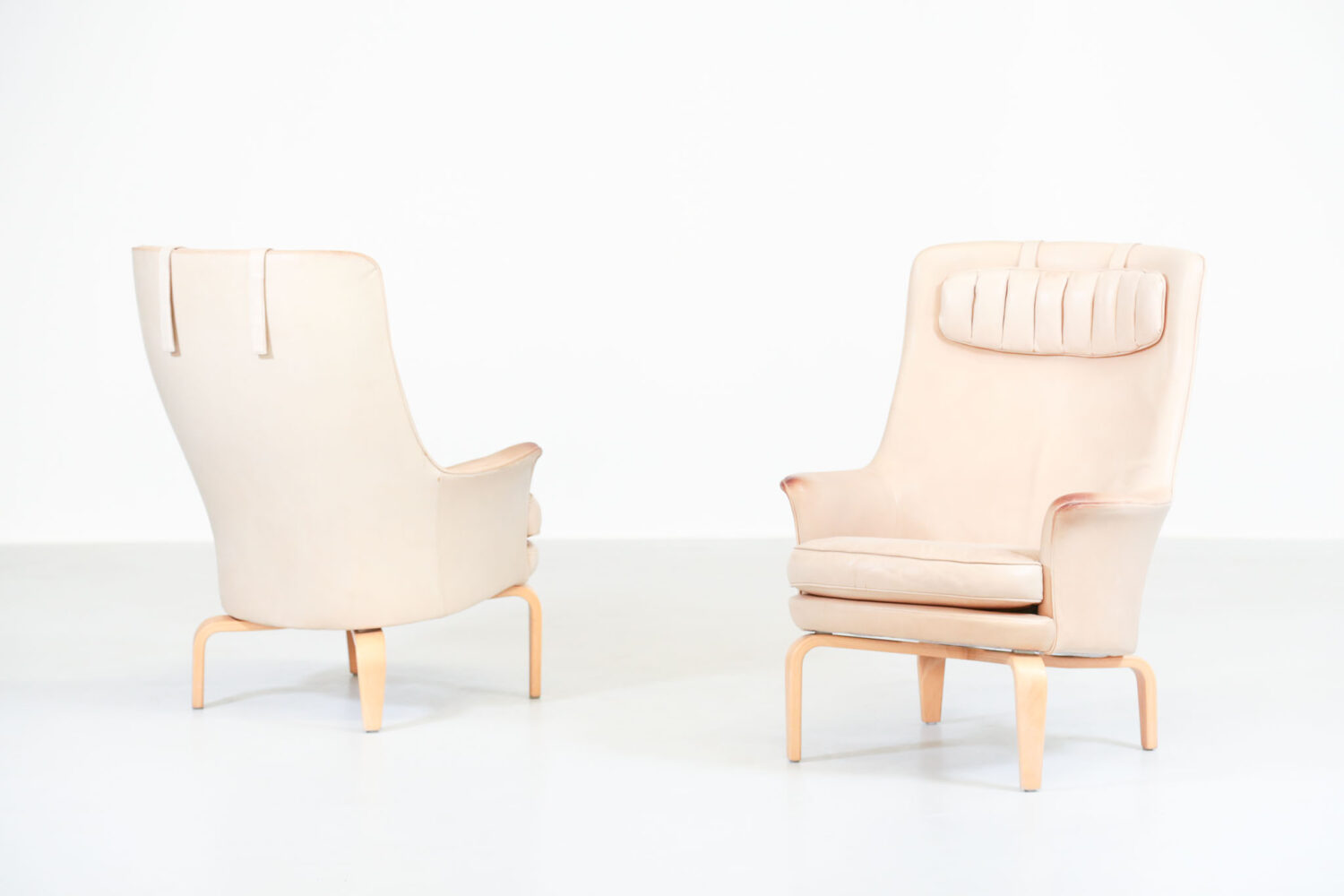 Pair of Arne Norell Armchairs Model "Pilot", Sweden, 1970s - D026