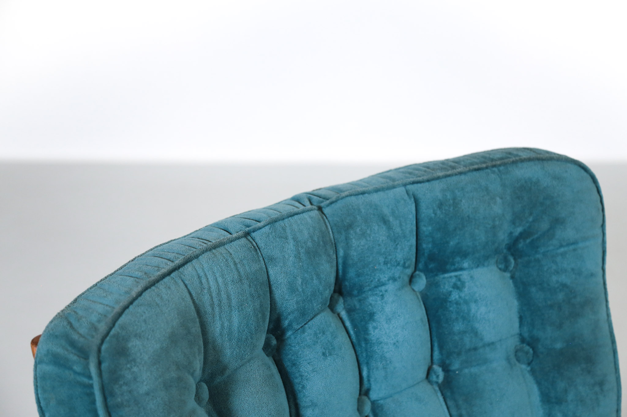 Pair of Guillerme et Chambron Armchairs "Grand Repos", France, 1950s - Image 10