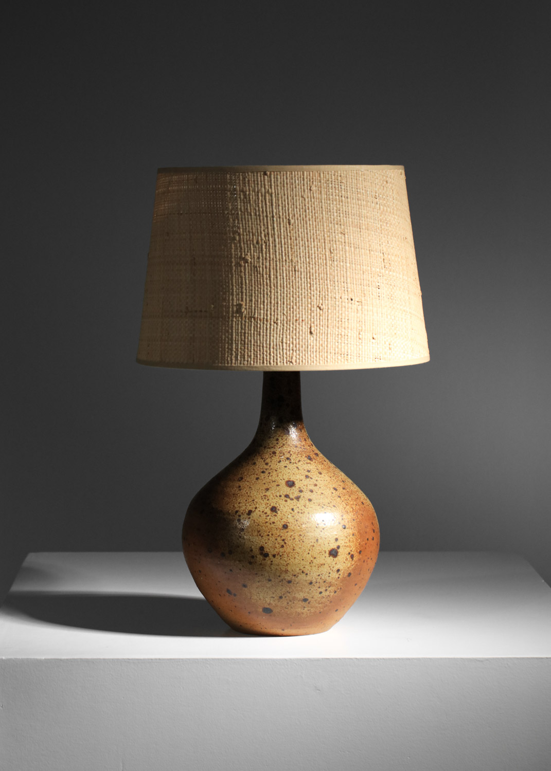 petite lampe de table en céramique style la borne non identifiée - H462