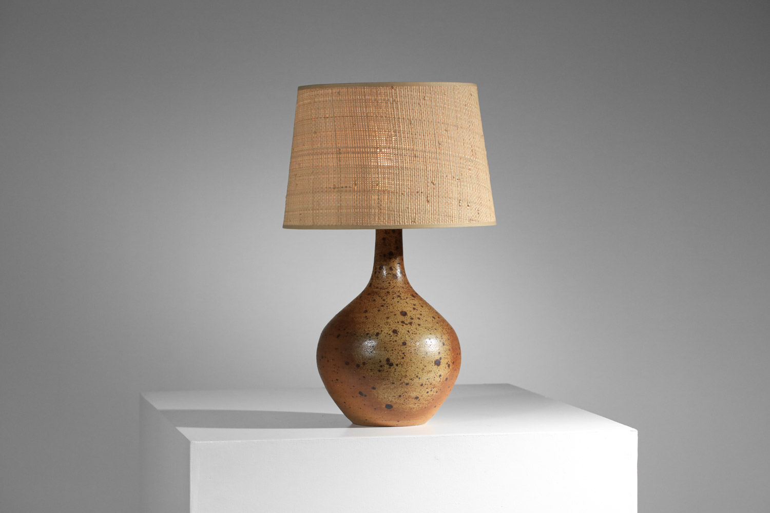 petite lampe de table en céramique style la borne non identifiée - H462