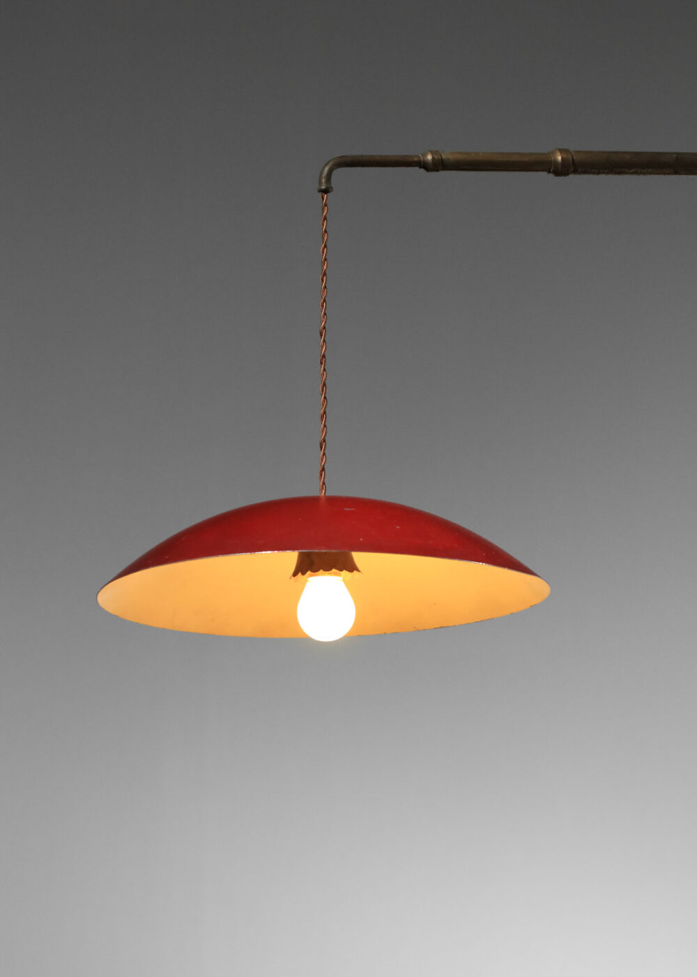 potence italienne attribuée à arredoluce en laiton - H607