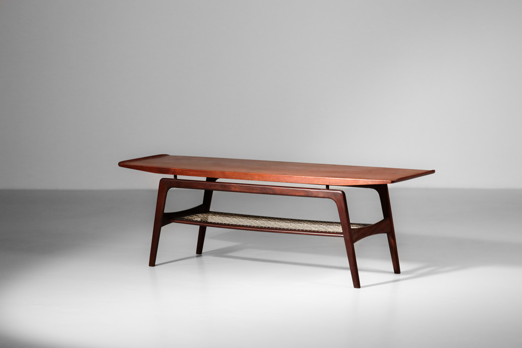 Danish Coffee Table by Arne Hovmand Olsen Scandinavian Design Teak - Image 7