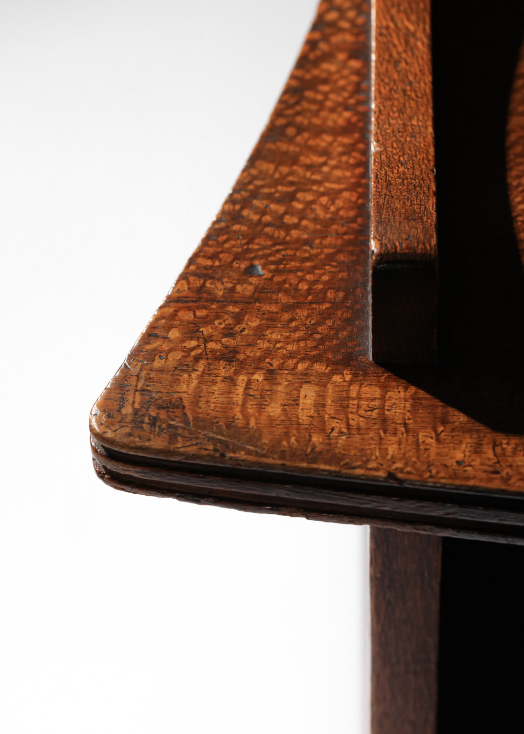 meuble à miroir art and craft en bois de loupe des années 20 art nouveau - J457