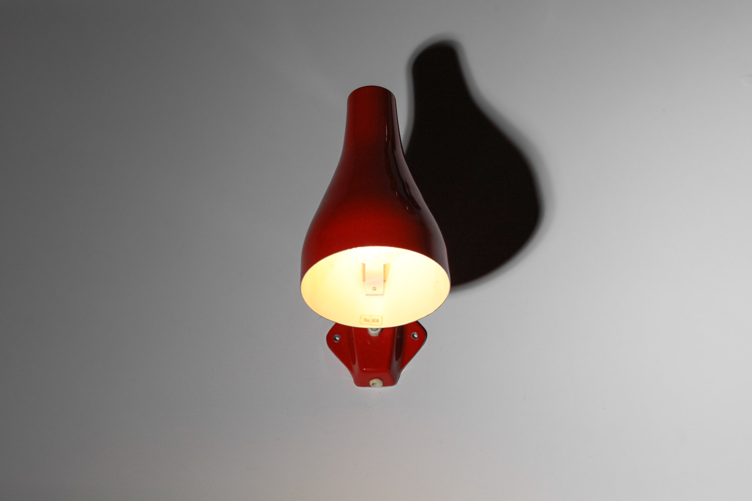 paire d'applique spots suedoises asea rouges années 60 -G107