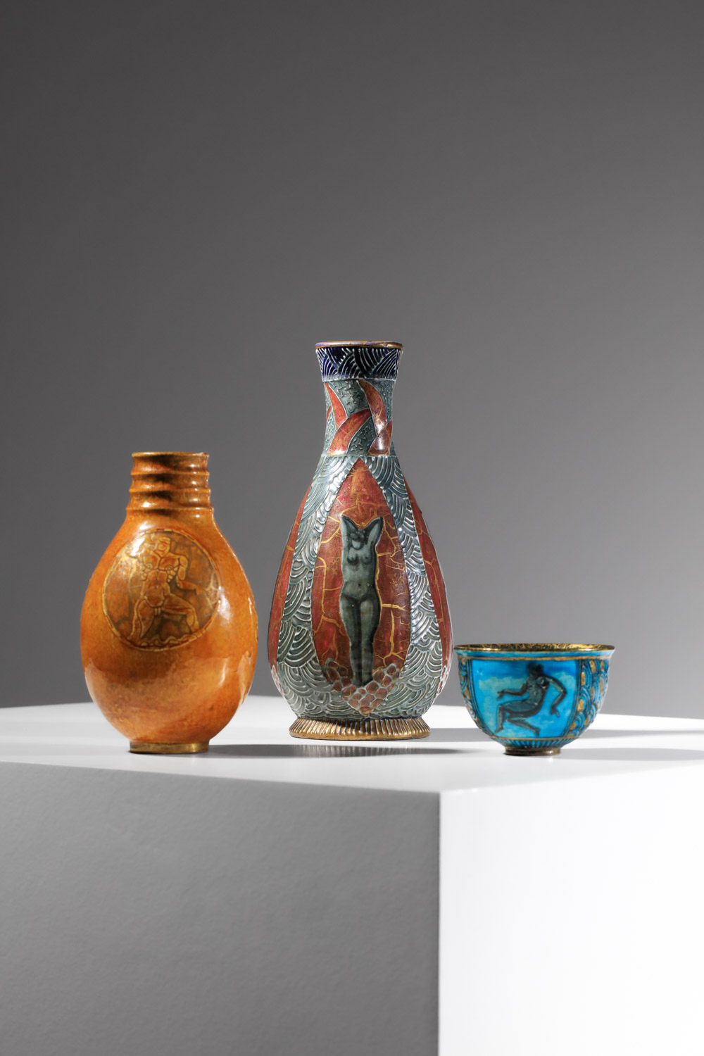 Vase en céramique de Jean Mayodon, années 1920 - J702