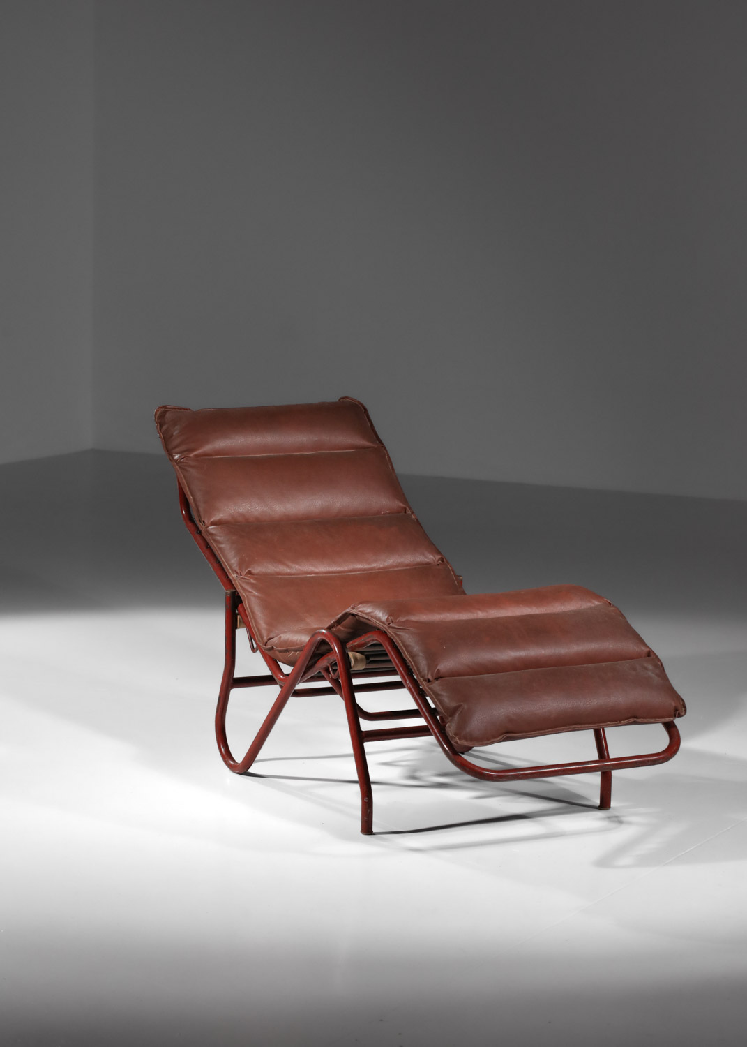 chaise longue modulable moderniste années 40 style jules leleu - K077