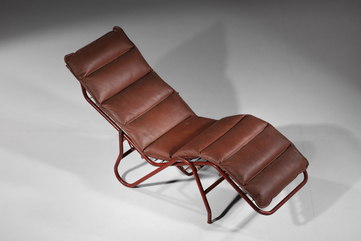 chaise longue modulable moderniste années 40 style jules leleu - K077