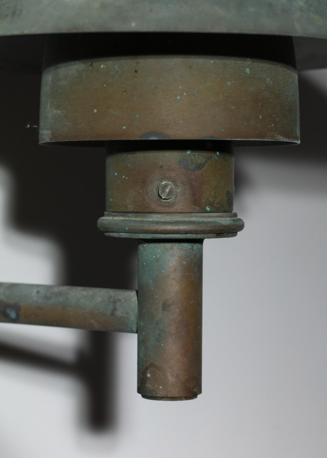 paire de grande applique Poul Henningsen pour Louis Poulsen PH en cuivre patiné vert de gris danoise - J416