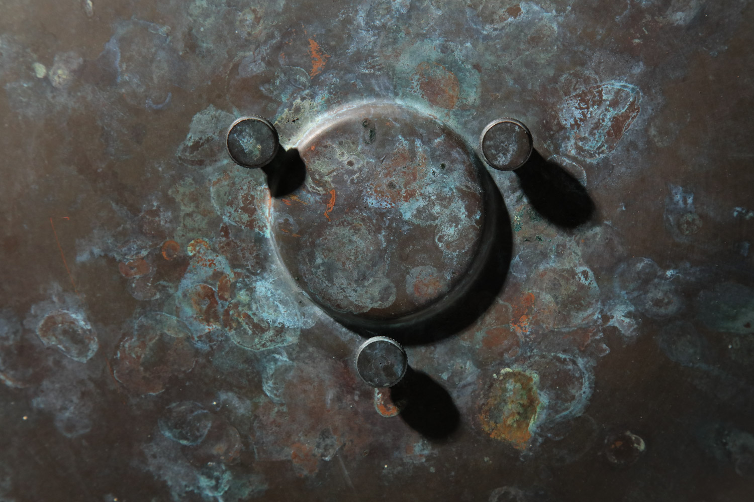 paire de grande applique Poul Henningsen pour Louis Poulsen PH en cuivre patiné vert de gris danoise - J416