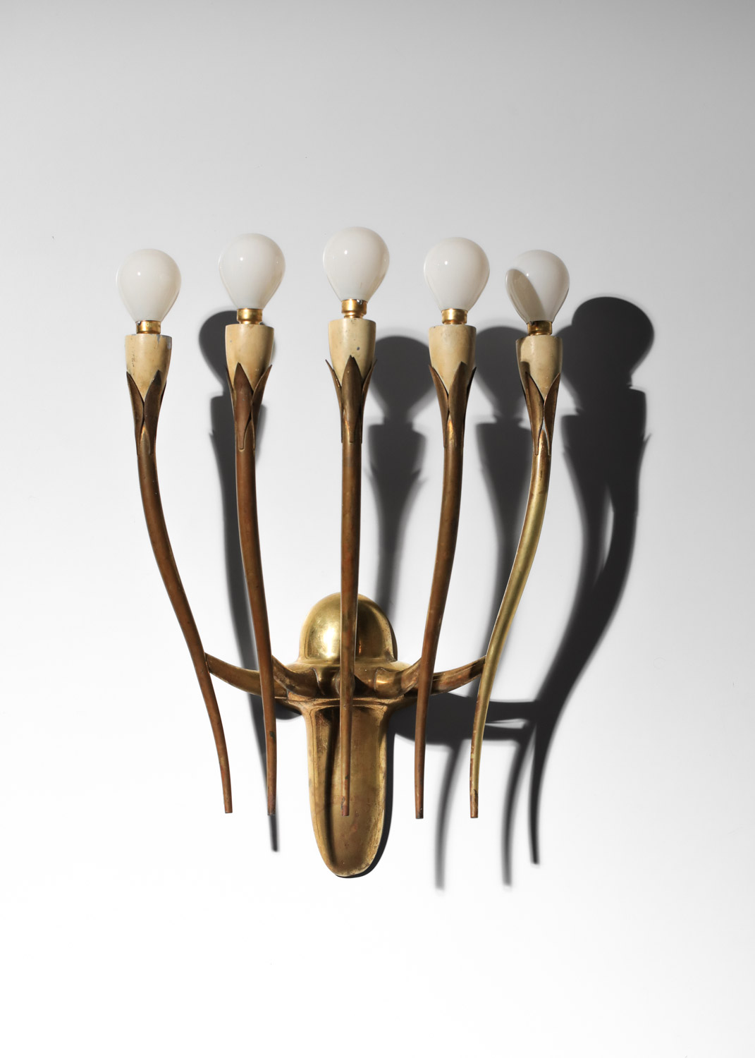 grande applique italienne oscar torlasco pour lumi années 60 - K258