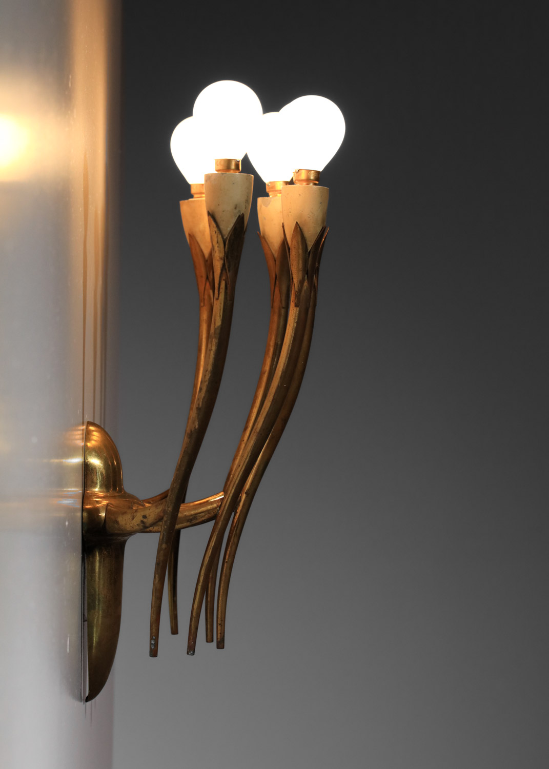 Large Italian wall sconce designed by Oscar Torlasco for Lumi, 1960s - K258 - Image 4